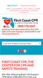 Mobile Screenshot of firstcoastcpr.com